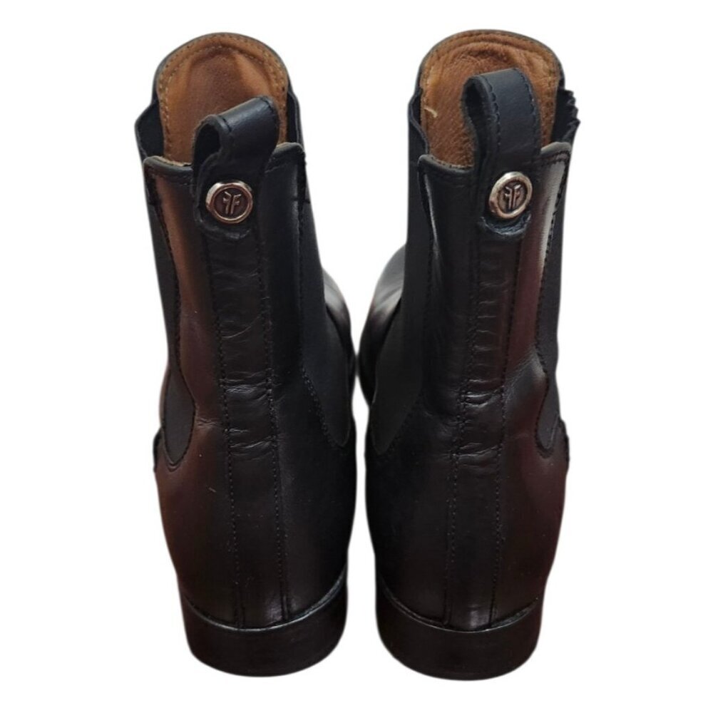 Frye Women’s Melissa Chelsea Leather Black Ankle Boots Women’s Size7 - Picture 7 of 15